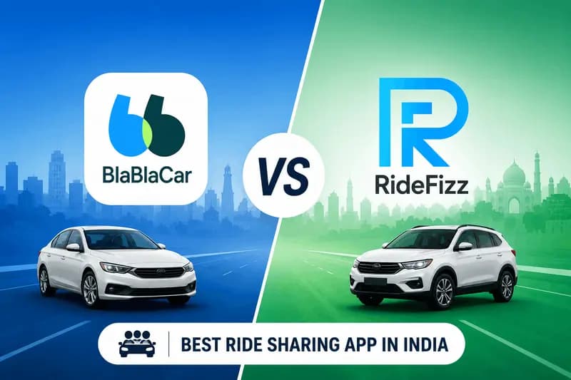 BlaBlaCar vs RideFizz: Best Ride Sharing App in India