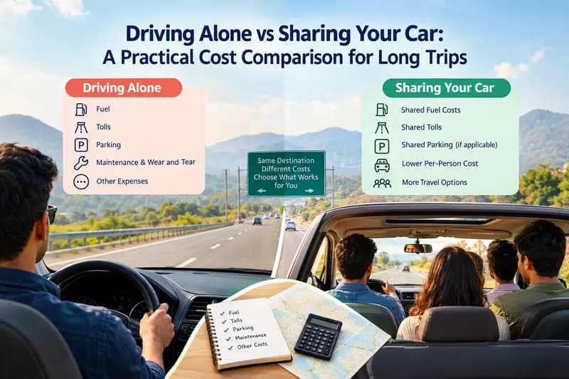 Driving Alone vs Sharing Your Car: A Practical Cost Comparison for Long Trips